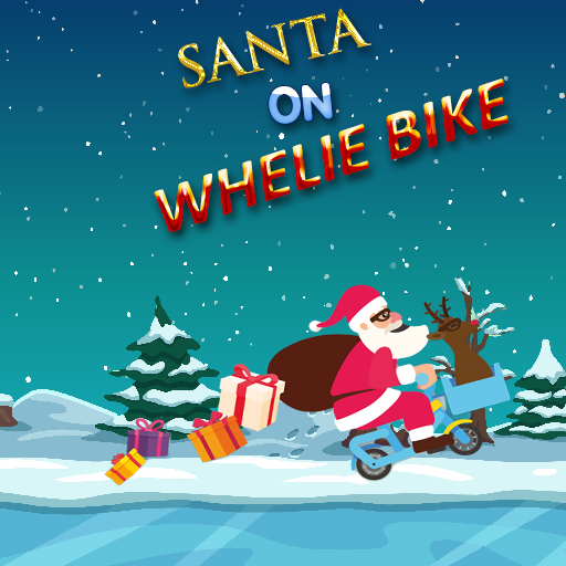 Santa On Wheelie Bike: Balance Timing and Endless Control