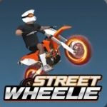 Street Wheelie: Urban Balance Riding with Controlled Throttle