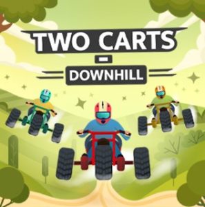 Two Carts Downhill: Dual-Lane Timing and Split Focus Control